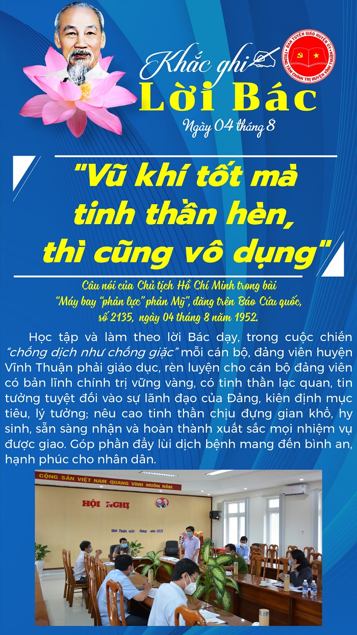 Khắc ghi lời Bác ngày 04-8