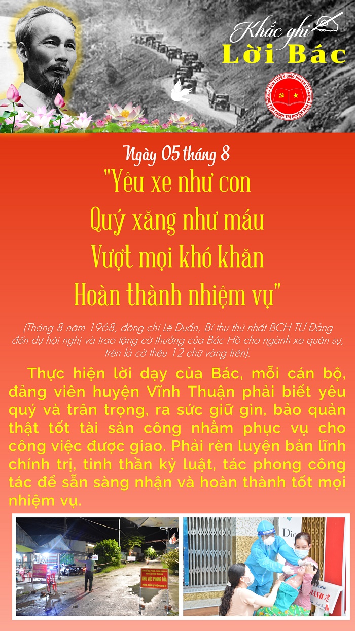 Khắc ghi lời Bác ngày 05-8