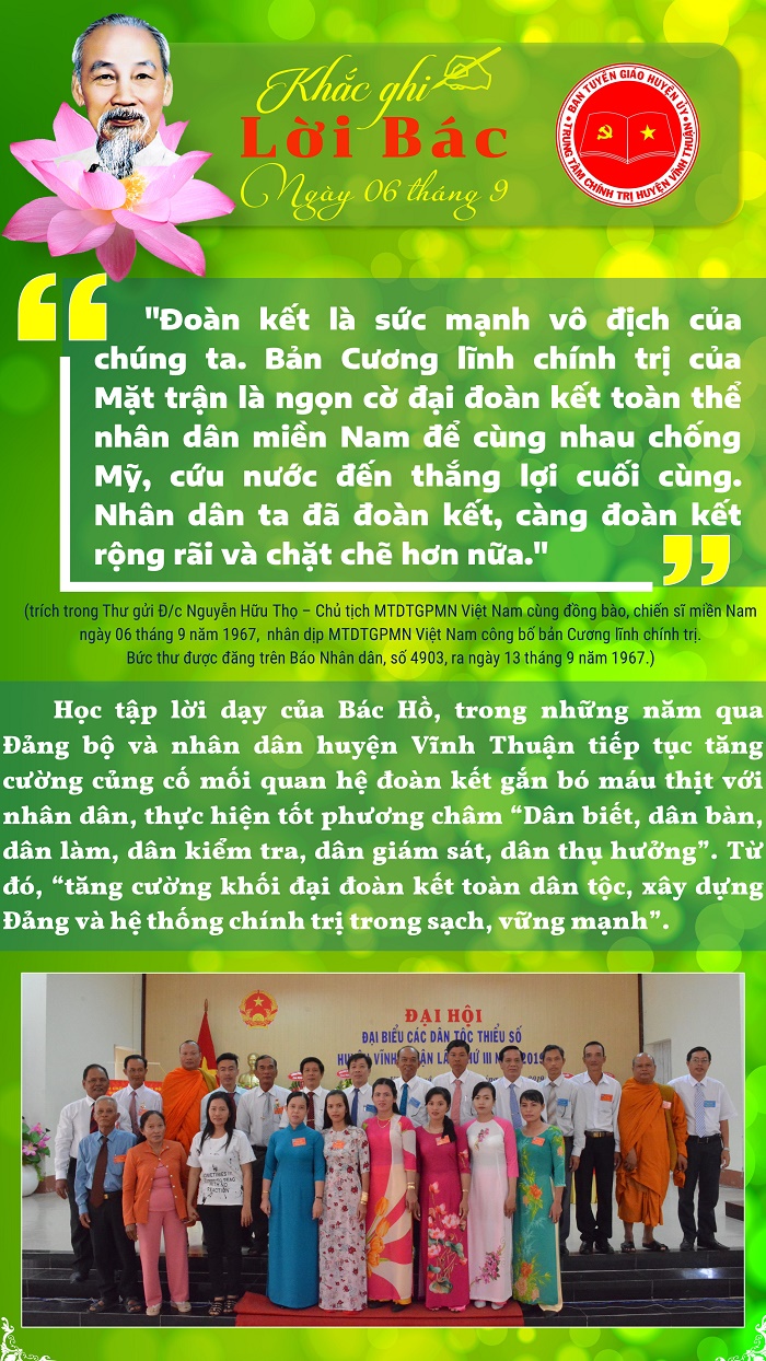 Khắc ghi lời Bác ngày 06-9