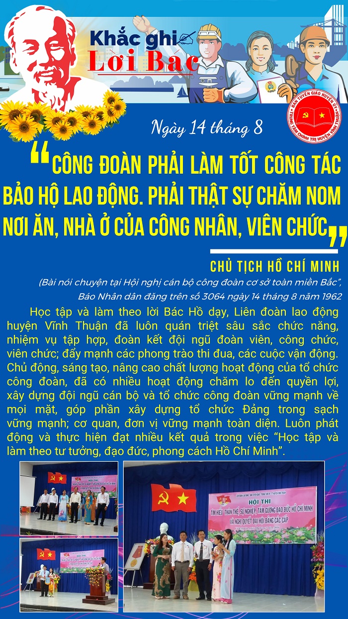 Khắc ghi lời Bác ngày 14-8