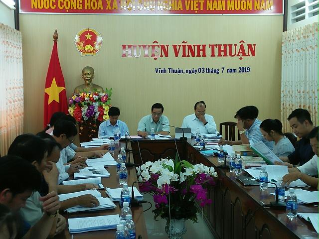 Vĩnh Thuận thông qua hồ sơ khoa học đề nghị công nhận xã an toàn khu