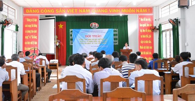 Hội thảo thông qua logo và đăng ký NHTT Khóm Ba Đình – Cua Vĩnh Thuận