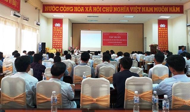 Vĩnh Thuận tập huấn nâng cao khả năng chủ động phòng, chống thiên tai và ứng phó với biến đổi khí hậu