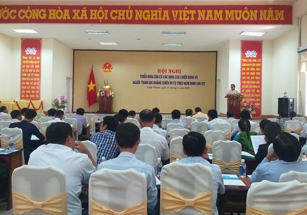 Hội nghị triển khai căn cứ xác định Cựu chiến binh