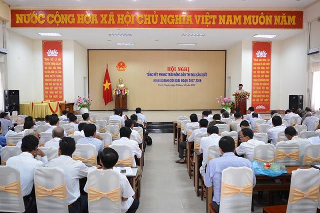 Vĩnh Thuận tổng kết phong trào nông dân thi đua SXKD giỏi giai đoạn 2017 -2019