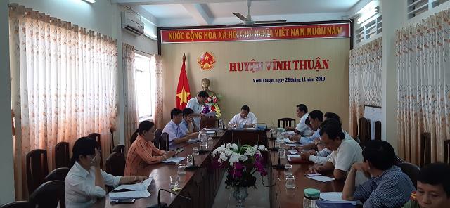 Thông qua dự thảo các chỉ tiêu chủ yếu phát triển kinh tế - xã hội huyện Vĩnh Thuận năm 2020