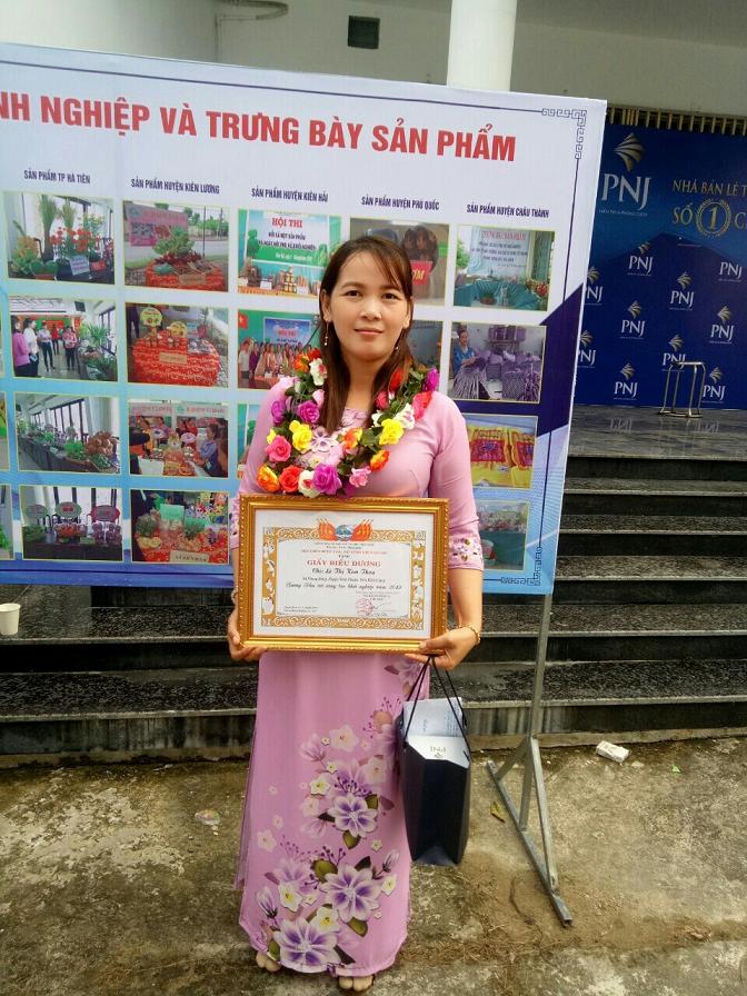 Chị Lê Thị Kim Thoa - Gương phụ nữ sáng tạo khởi nghiệp năm 2019