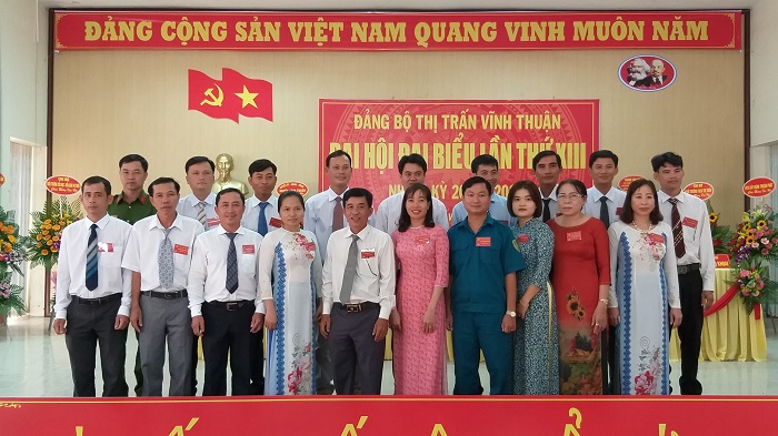 Đại hội Đảng bộ thị trấn Vĩnh Thuận lần thứ XIII, nhiệm kỳ 2020-2025