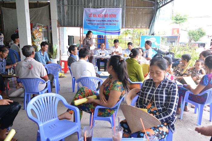 Ra mắt mô hình phòng chống tội phạm khu phố Vĩnh Đông 1