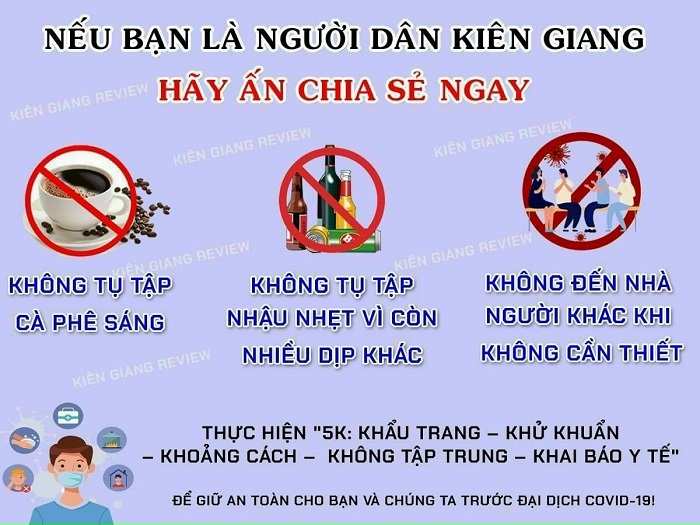 Khuyến cáo thực hiện tốt 5K