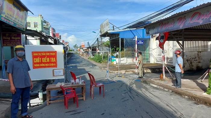 Vĩnh Thuận thêm một vùng thiết lập cách ly y tế được gia hạn để phòng, chống dịch Covid-19