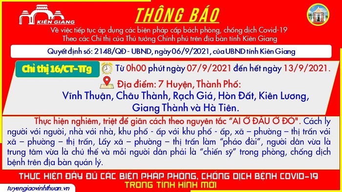 Thông báo về việc tiếp tục thực hiện các biện pháp cấp bách phòng, chống dịch bệnh Covid-19