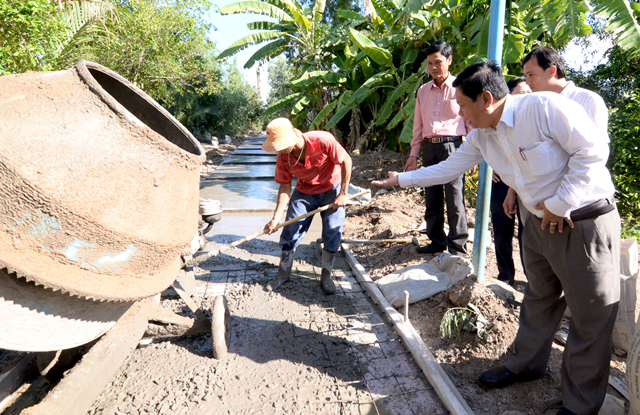 Vĩnh Thuận: Nỗ lực xây dựng huyện đạt chuẩn nông thôn mới