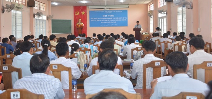 Vĩnh Thuận: Tăng cường công tác tuyên truyền về phát triển kinh tế tập thể, hợp tác xã trong giai đoạn mới